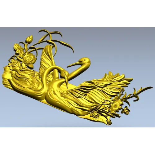 Парные лебеди - 3D модель STL для ЧПУ