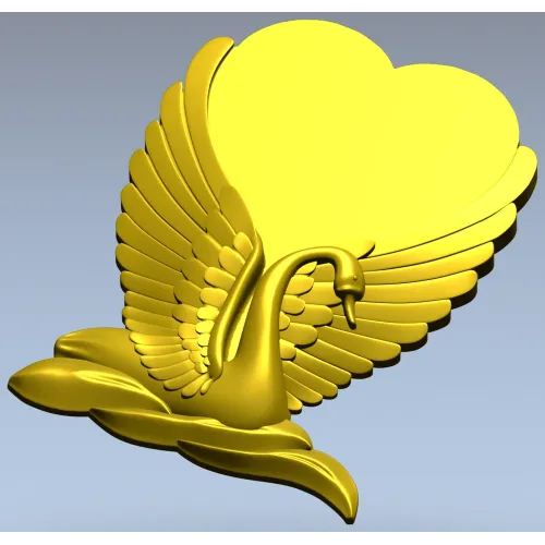 Лебединое Сердце - 3D модель STL для ЧПУ