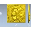 Рельефный медальон с головой льва - STL для ЧПУ