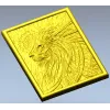 Рельефная 3D модель "Царский Лев" - STL для ЧПУ