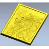 Рельефная 3D модель "Царский Лев" - STL для ЧПУ