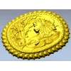 Медальон с львом - 3D модель STL для ЧПУ