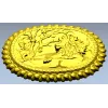 Медальон с львом - 3D модель STL для ЧПУ