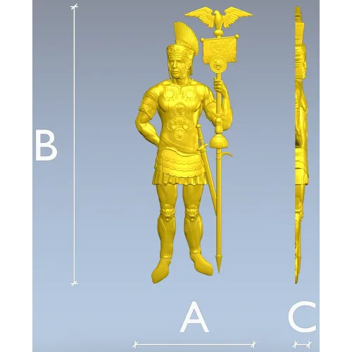 Страж Легиона - 3D модель легионера в формате STL для ЧПУ