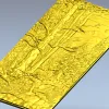 Pine Forest Relief Panel STL for CNC