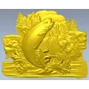 Прыжок форели - 3D модель STL для фрезеровки на ЧПУ
