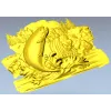Прыжок форели - 3D модель STL для фрезеровки на ЧПУ