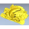 Прыжок форели - 3D модель STL для фрезеровки на ЧПУ