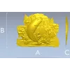 Прыжок форели - 3D модель STL для фрезеровки на ЧПУ