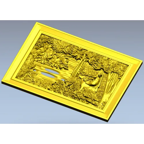 Forest Glade Relief - STL 3D model for CNC carving