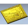 Sunlit Lily Meadow - STL 3D model for CNC carving