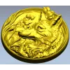 Медальон с лисой - 3D модель STL для ЧПУ