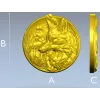 Медальон с лисой - 3D модель STL для ЧПУ