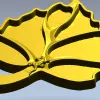 Ящеричный лист - 3D модель STL для ЧПУ