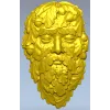 Green Man Oakleaf Relief STL for CNC