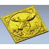Лось в медальоне - 3D модель STL для ЧПУ