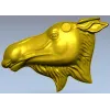 3D модель головы лося в формате STL для фрезеровки ЧПУ