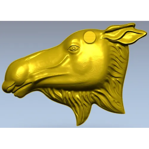 3D модель головы лося в формате STL для фрезеровки ЧПУ