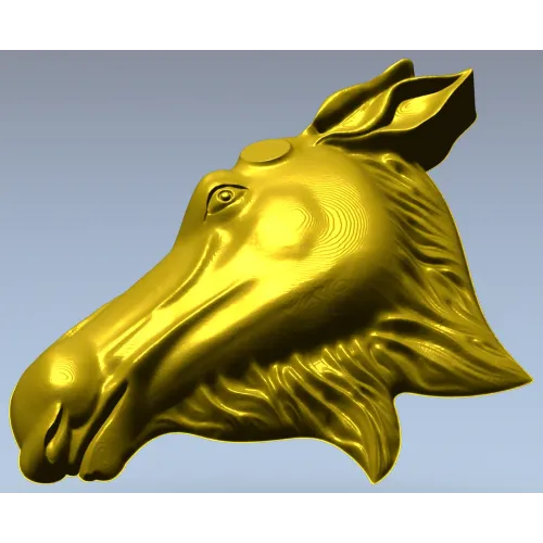 3D модель головы лося в формате STL для фрезеровки ЧПУ
