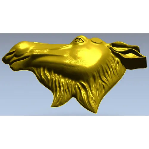 3D модель головы лося в формате STL для фрезеровки ЧПУ