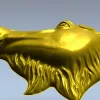 3D модель головы лося в формате STL для фрезеровки ЧПУ