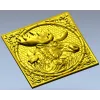 Лось в медальоне - 3D модель STL для ЧПУ