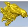 Рельефная 3D модель головы лося в формате STL для ЧПУ