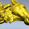 Рельефная 3D модель головы лося в формате STL для ЧПУ