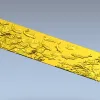 Панель "Тихий пруд" - 3D модель STL для ЧПУ с карпами и лотосами