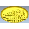 Медальон с лошадьми - 3D модель STL для ЧПУ