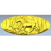 Овальное панно "Кобыла и жеребёнок" - STL для ЧПУ