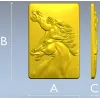 STL модель рельефа "Дуэт лошадей" - 3D модель stl для ЧПУ