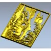 3D модель STL - панно с лошадьми для фрезерной резьбы