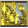 3D модель STL - панно с лошадьми для фрезерной резьбы