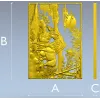 3D модель STL - панно с лошадьми для фрезерной резьбы