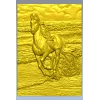 Galloping horse relief STL for CNC