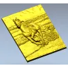 Galloping horse relief STL for CNC