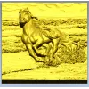 Galloping horse relief STL for CNC