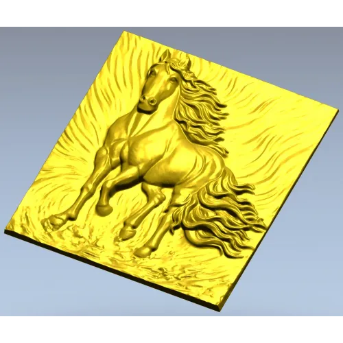 Рельефная 3D модель лошади в формате STL для ЧПУ