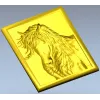 Horse Head Relief Plaque STL for CNC