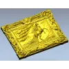 Панно "Вихрь и Конь" - барочная 3D модель в формате STL для ЧПУ