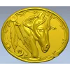 Noble Horse Medallion STL 3D Model for CNC