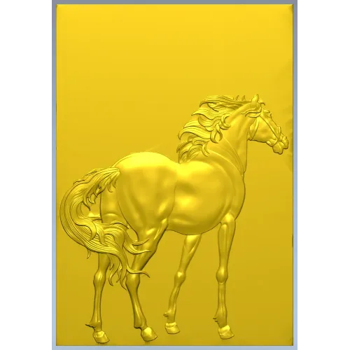 Stallion Relief STL for CNC