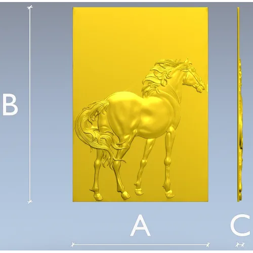 Stallion Relief STL for CNC