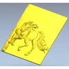 Galloping Horse - high-relief STL 3D model for CNC milling