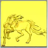 Galloping Horse - high-relief STL 3D model for CNC milling