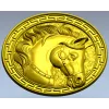 Конный медальон - 3D модель STL для ЧПУ, рельеф головы лошади