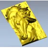 Барельеф головы лошади - 3D модель STL для ЧПУ