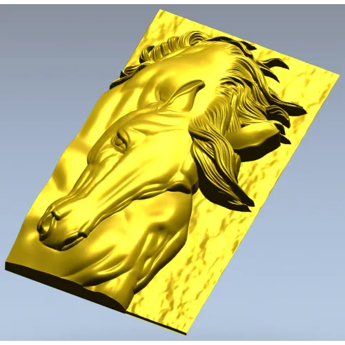 Барельеф головы лошади - 3D модель STL для ЧПУ