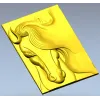 Horse head bas-relief STL for CNC milling, 3D model stl